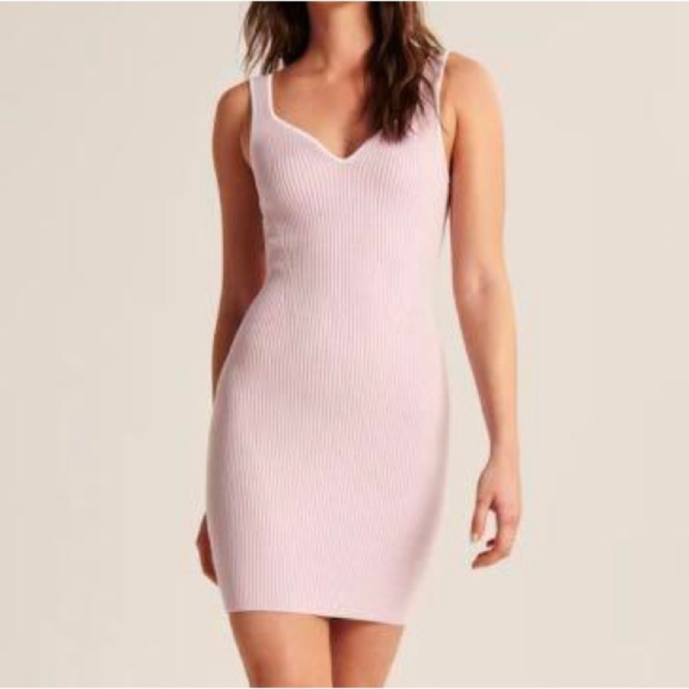 Abercrombie & Fitch Light Pink Mini Bodycon Dress